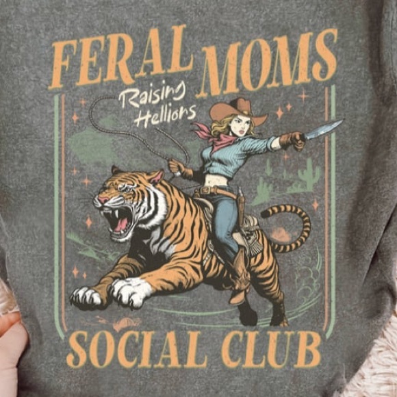 Feral Moms Social Club Shirt - Picture 6 of 6